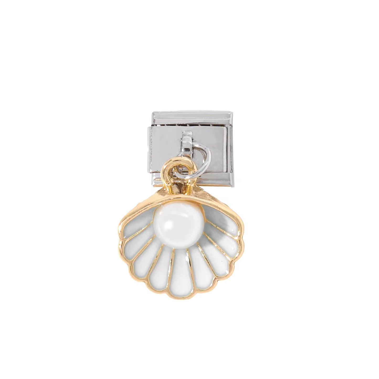 Italian Bracelet Charms - Pearl Shell