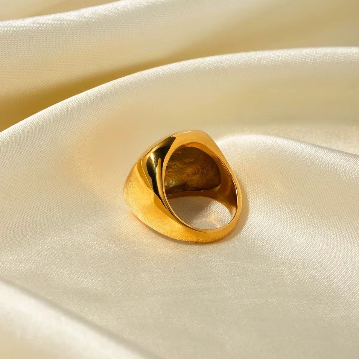 Aria Textured Chunky Ring