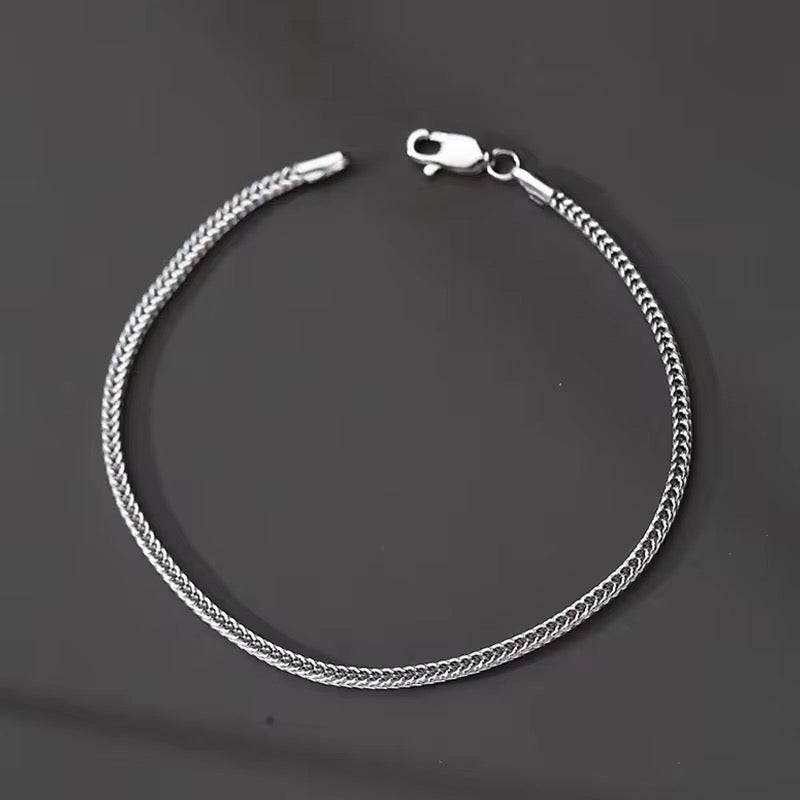 Classic Stainless Steel Minimalist Chain Bracelet