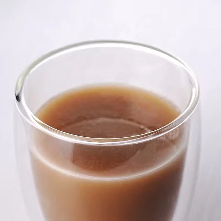 Crystal Clear Double-Wall Glass Coffee Cup - 250ml