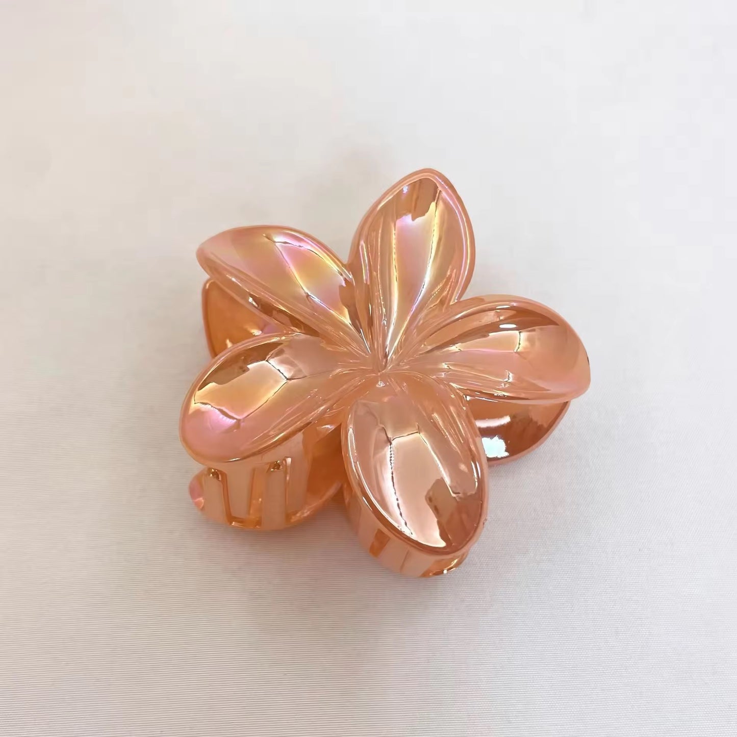 Iridescent Gradient Frangipani Clip