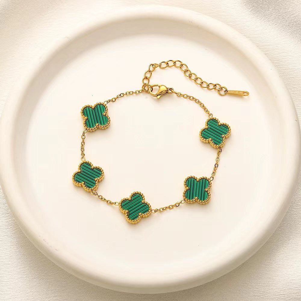 Clover bracelet - Green
