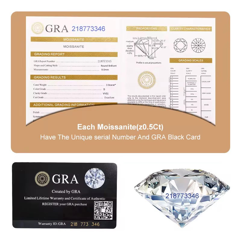 Aamira 1ct Moissanite Earrings