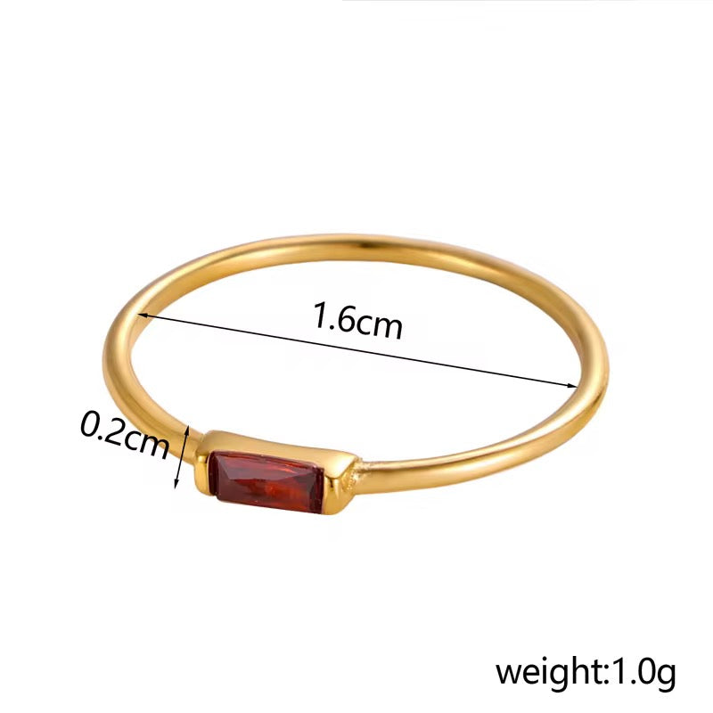 Eterna Birthstone Rings