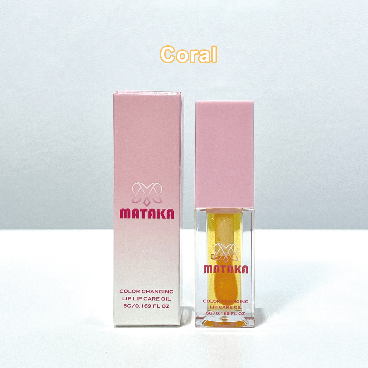 Colour Changing Lip Oil - Coral