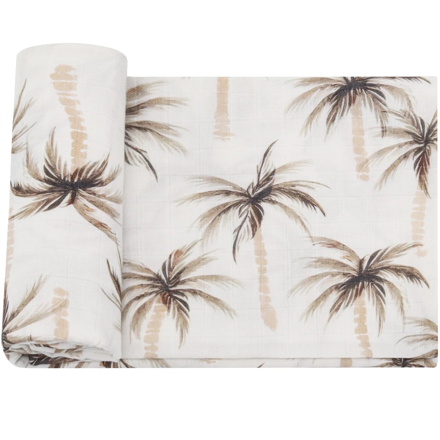 Coconut Palms Bamboo Muslin Cloth
