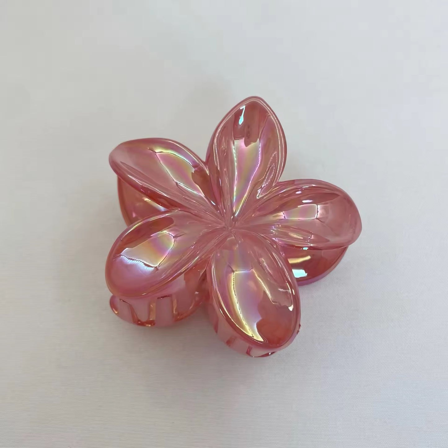 Iridescent Gradient Frangipani Clip