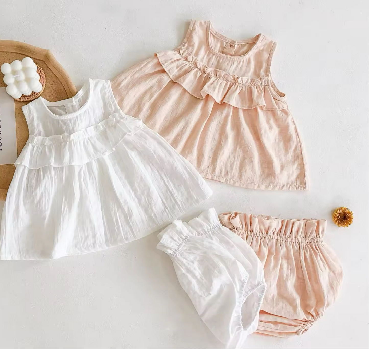 Summer Bloom Baby Girl Two-Piece Set