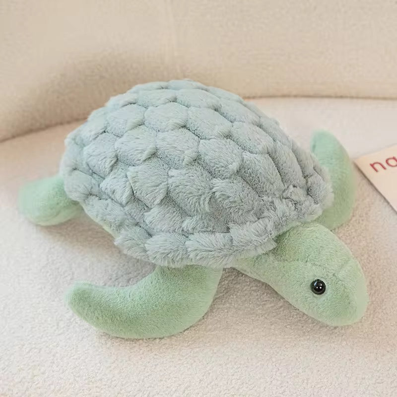 Cuddly Green Turtle Plush Toy