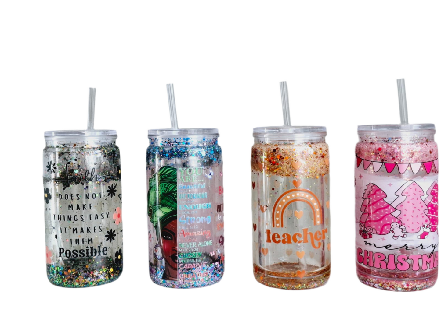 Double Wall Clear Acrylic Tumbler (Blank) – 350ml
