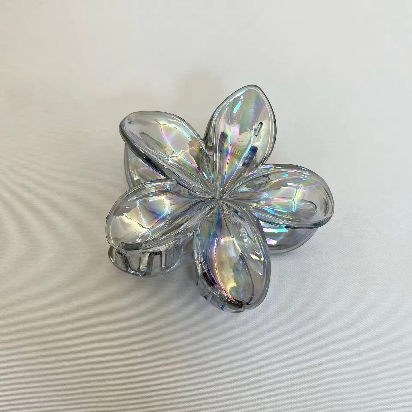 Iridescent Gradient Frangipani Clip