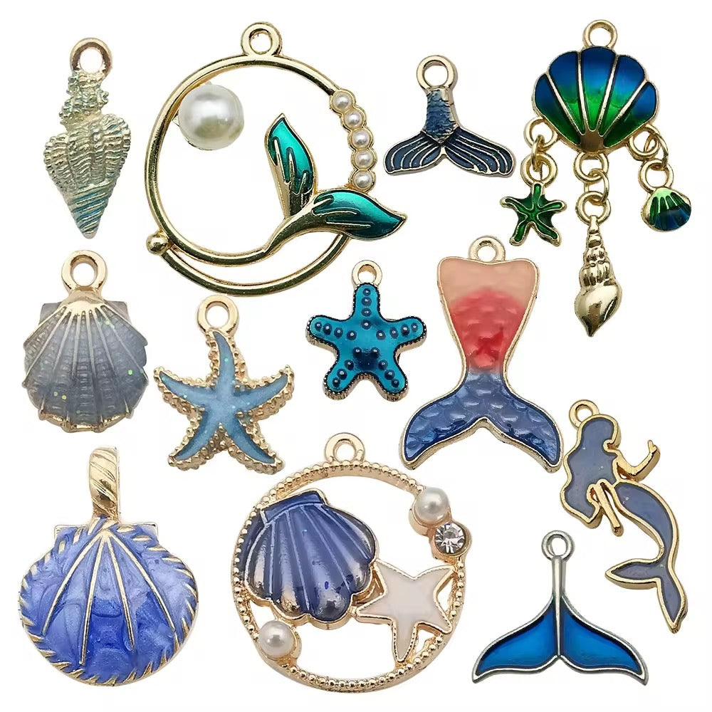 Enamel Charms - Blue
