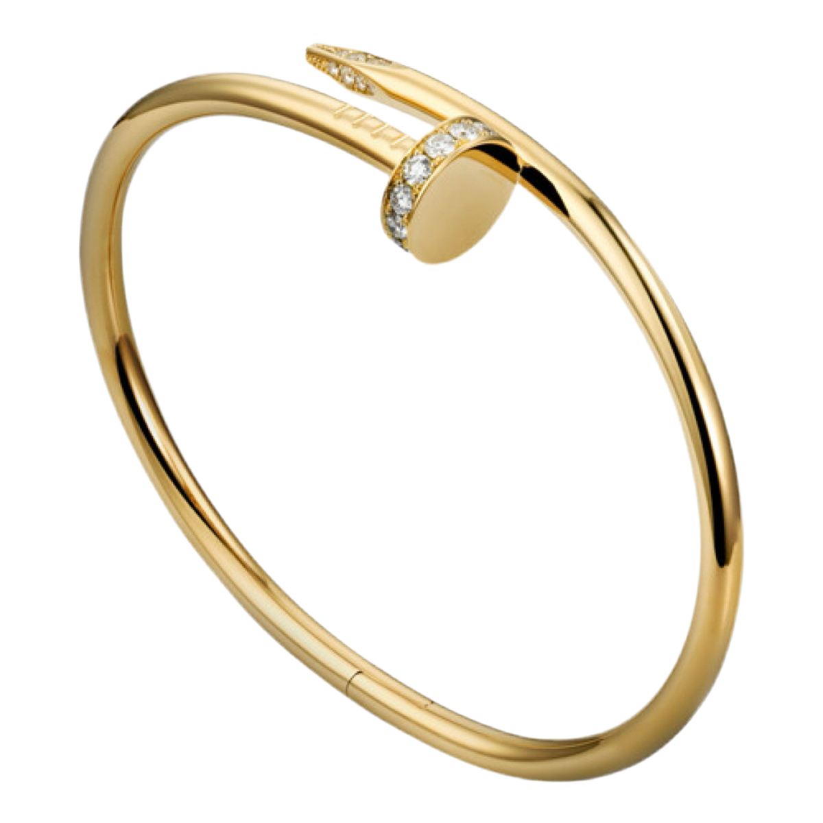 Nail Bracelet with Zircon