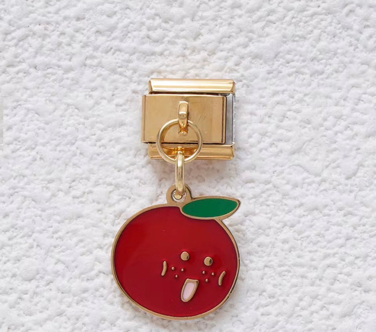 Italian Bracelet Charm- Apple