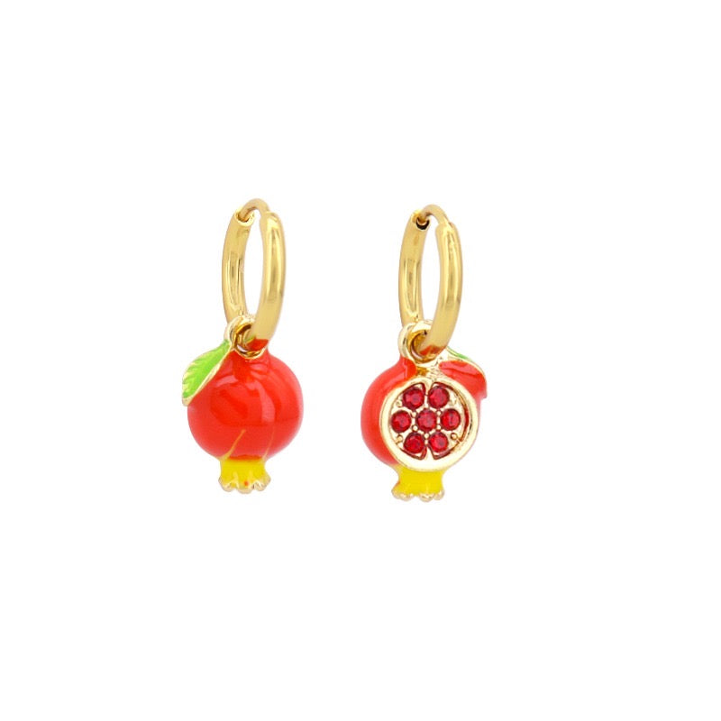 Pomegranate Earrings