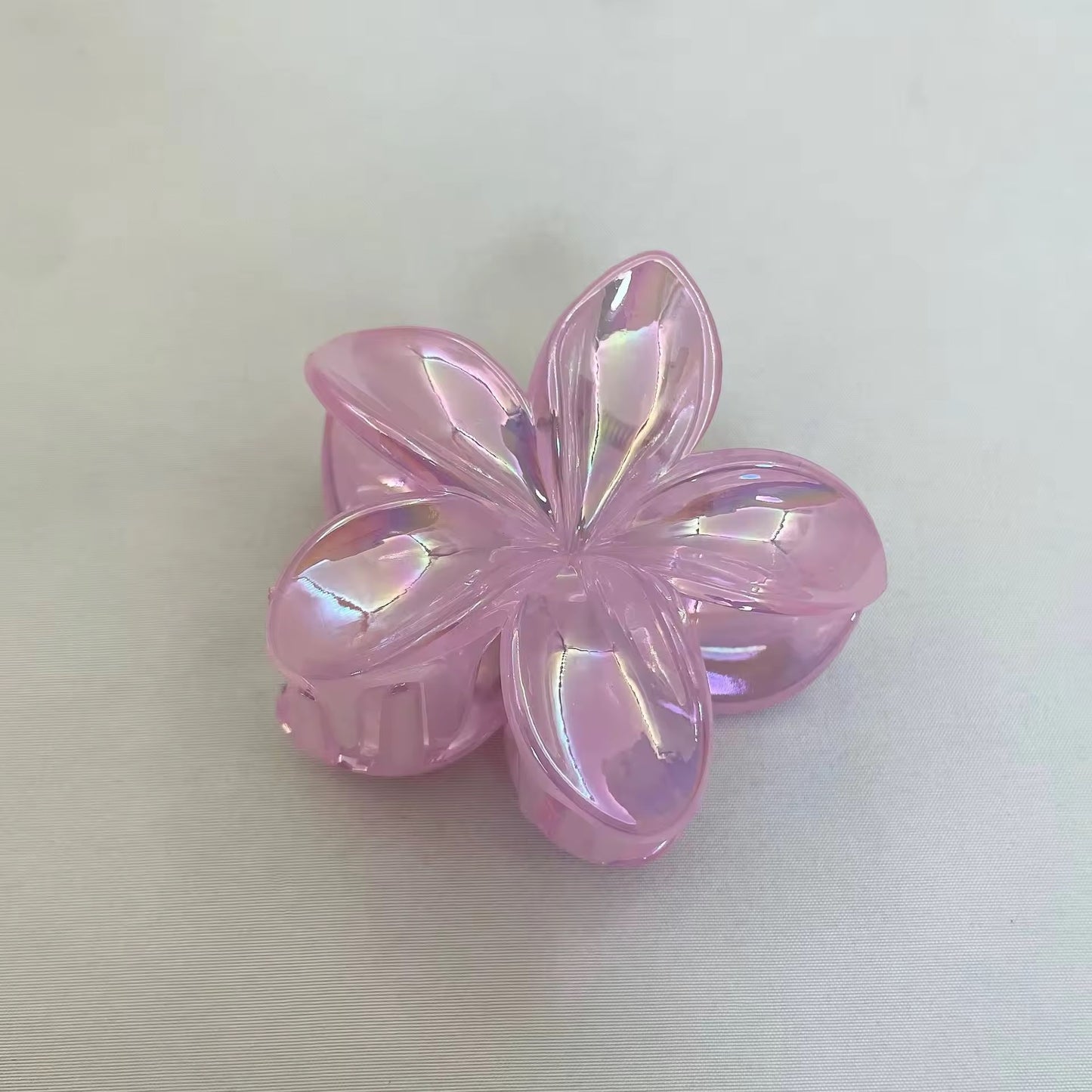 Iridescent Gradient Frangipani Clip