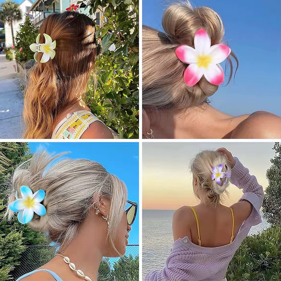 Ari Frangipani Hair Claws