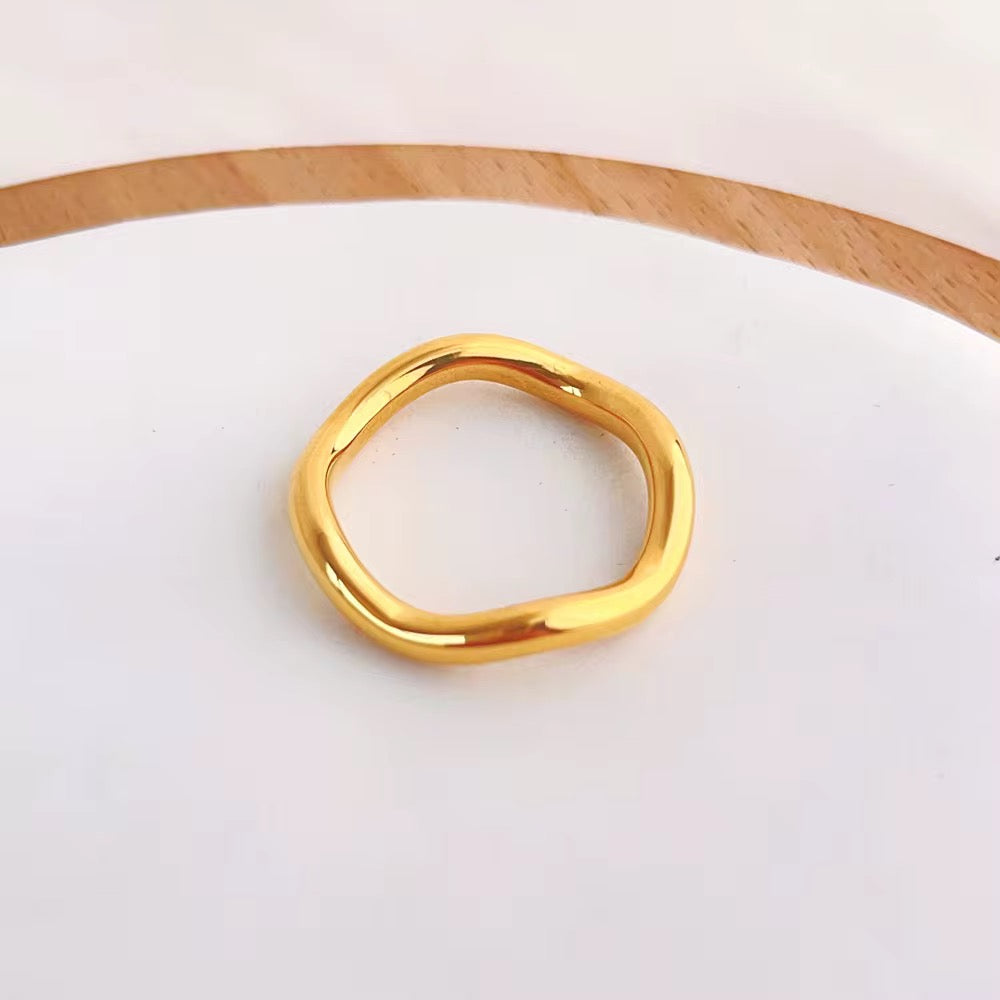 Tide wave Ring