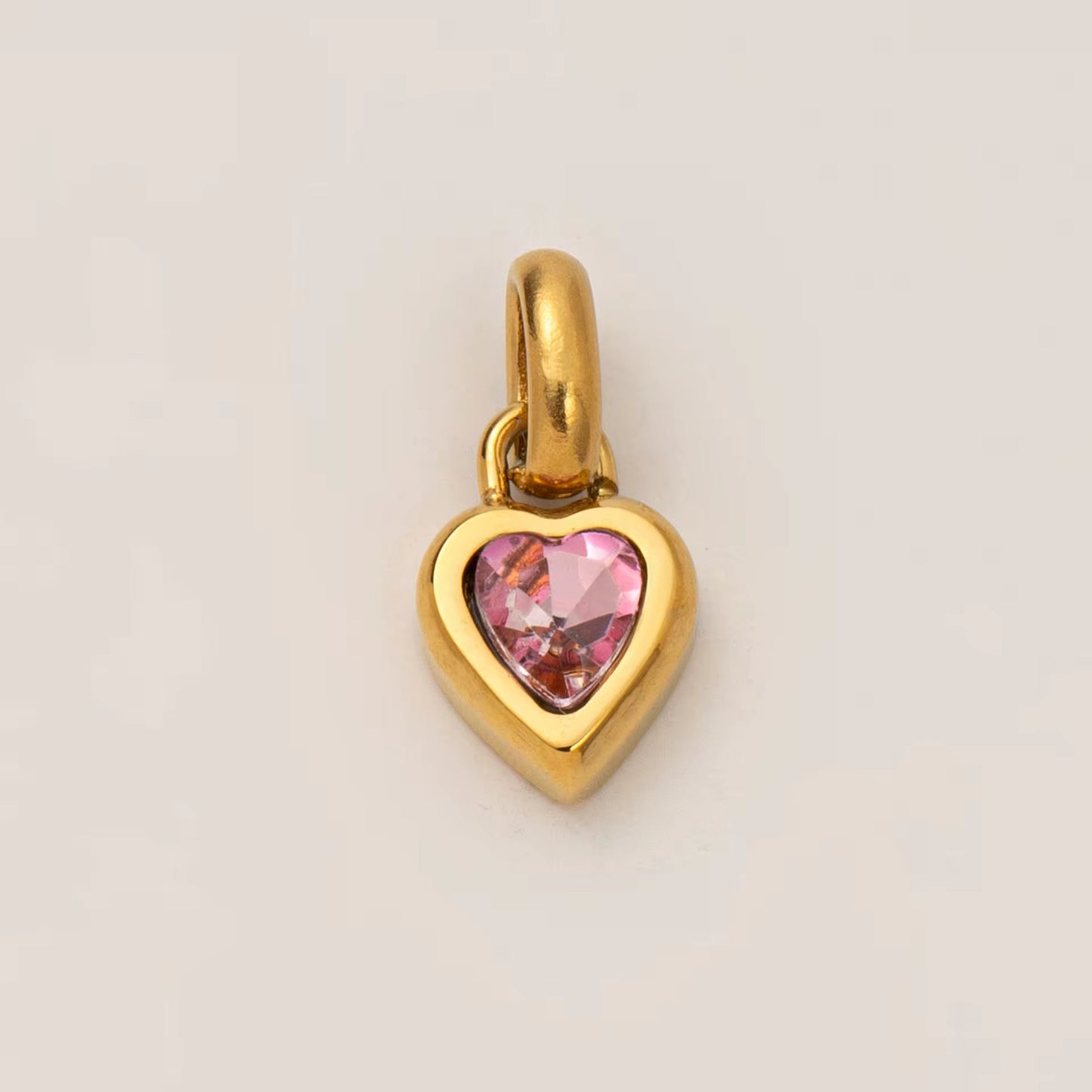 Pendant - Birth Stones (Heart) - Gold