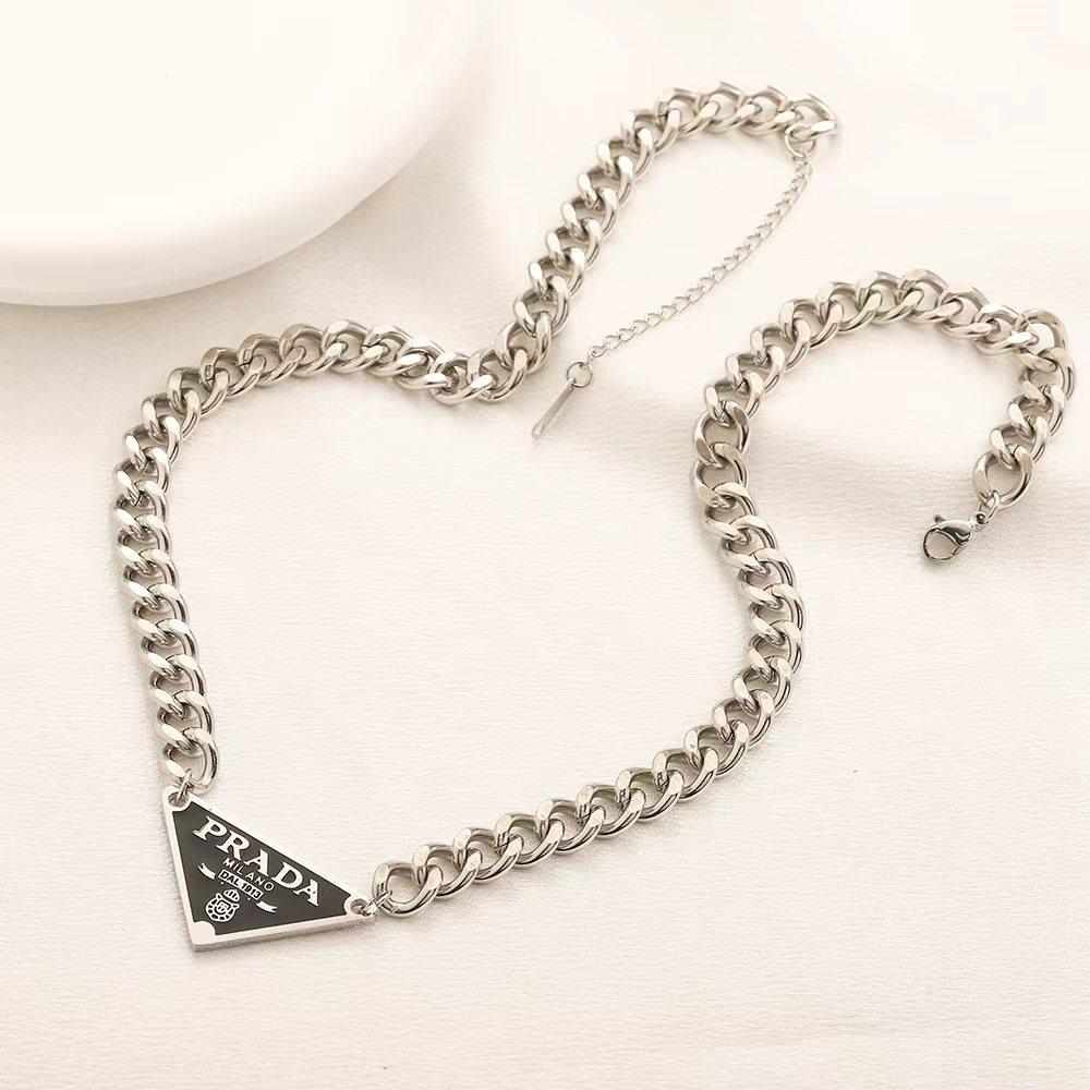 Men’s Prada Logo Necklace (Replica)