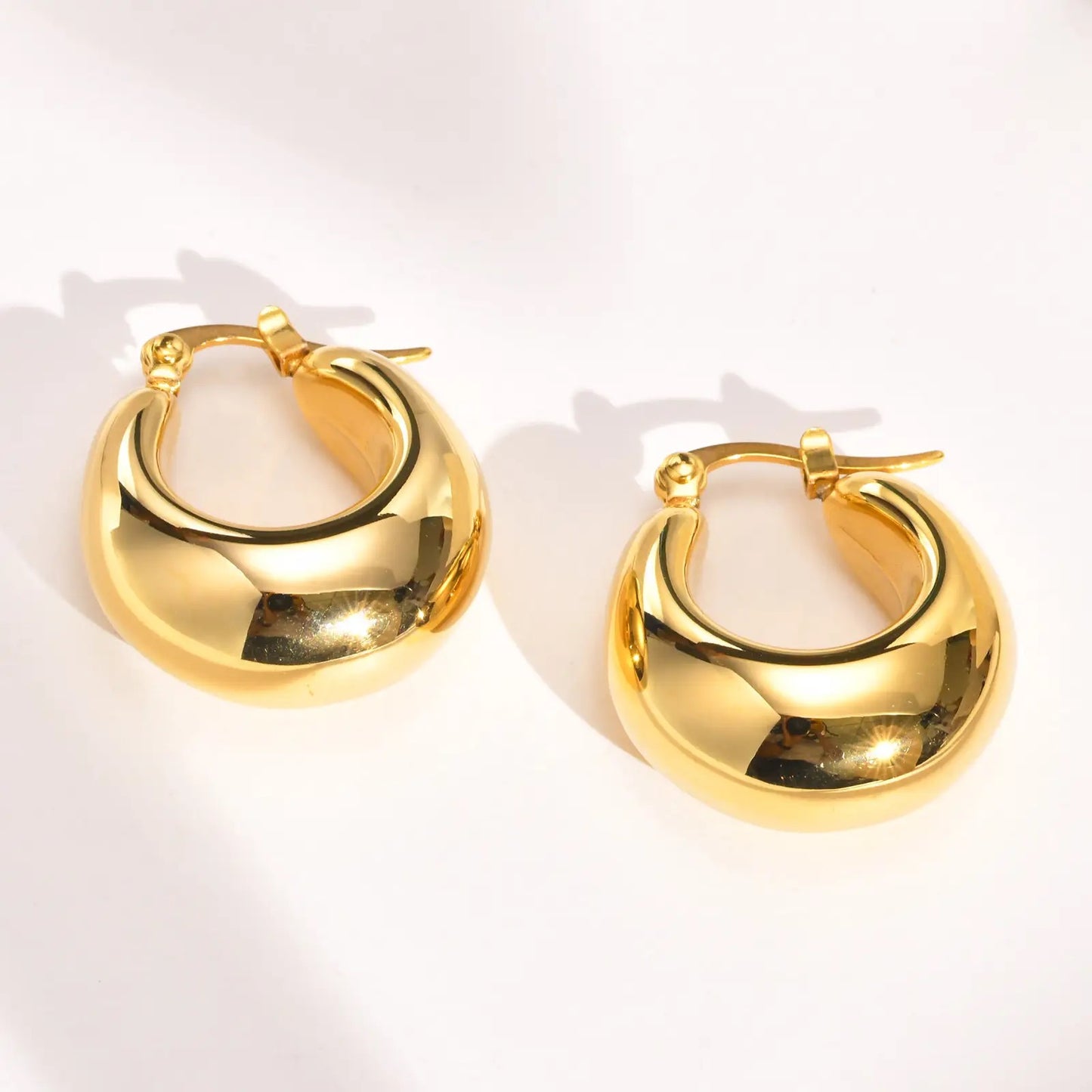 Chunky Moon Earrings