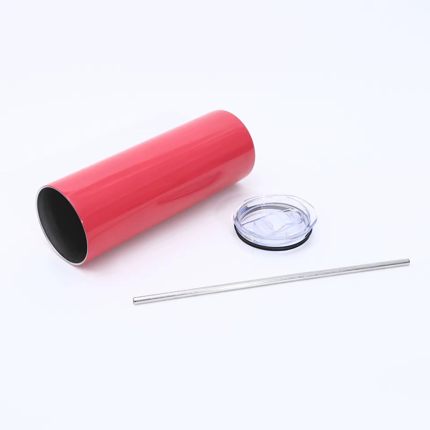 Skinny Steel Tumbler – Insulated Travel Cup (600ml)
