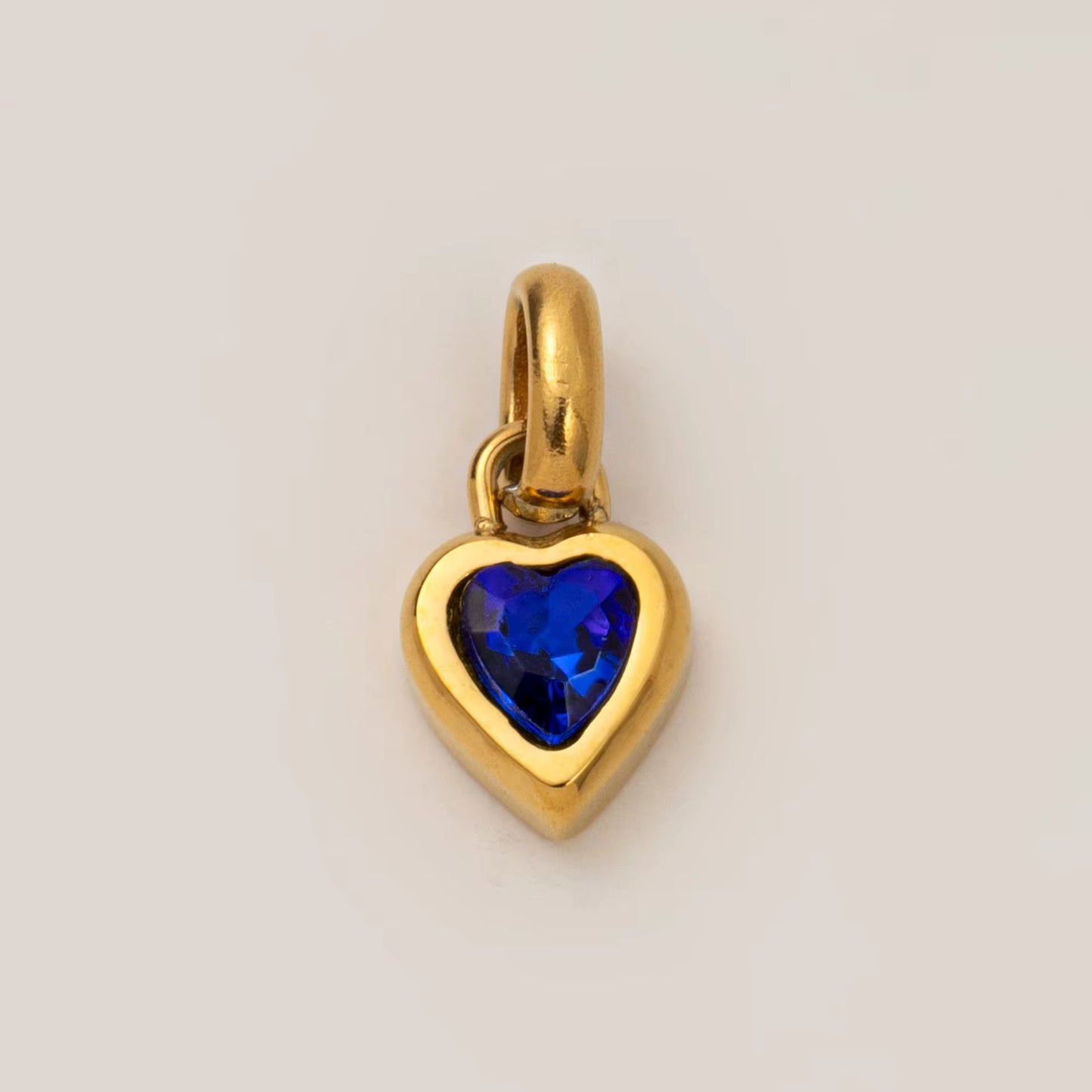 Pendant - Birth Stones (Heart) - Gold