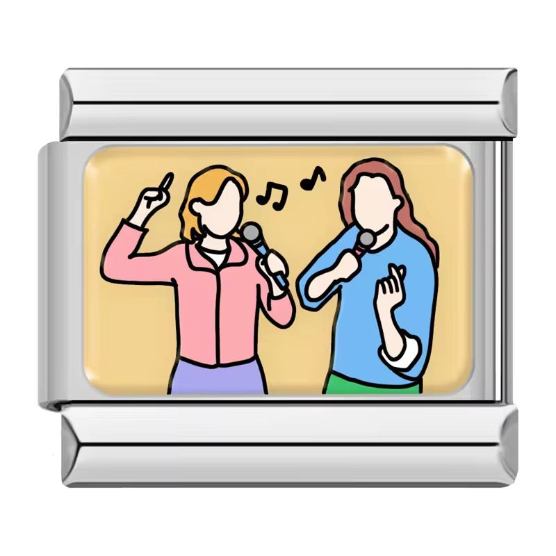 Italian Bracelet Charms - Karaoke
