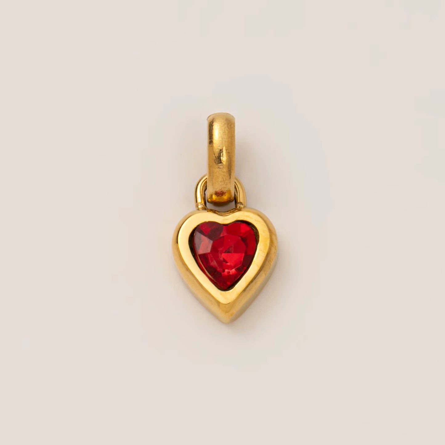 Pendant - Birth Stones (Heart) - Gold