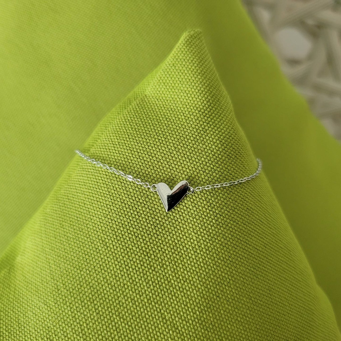 Silver Heart Bracelet