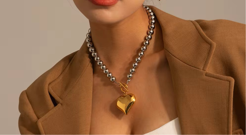Chunky Heart Necklace