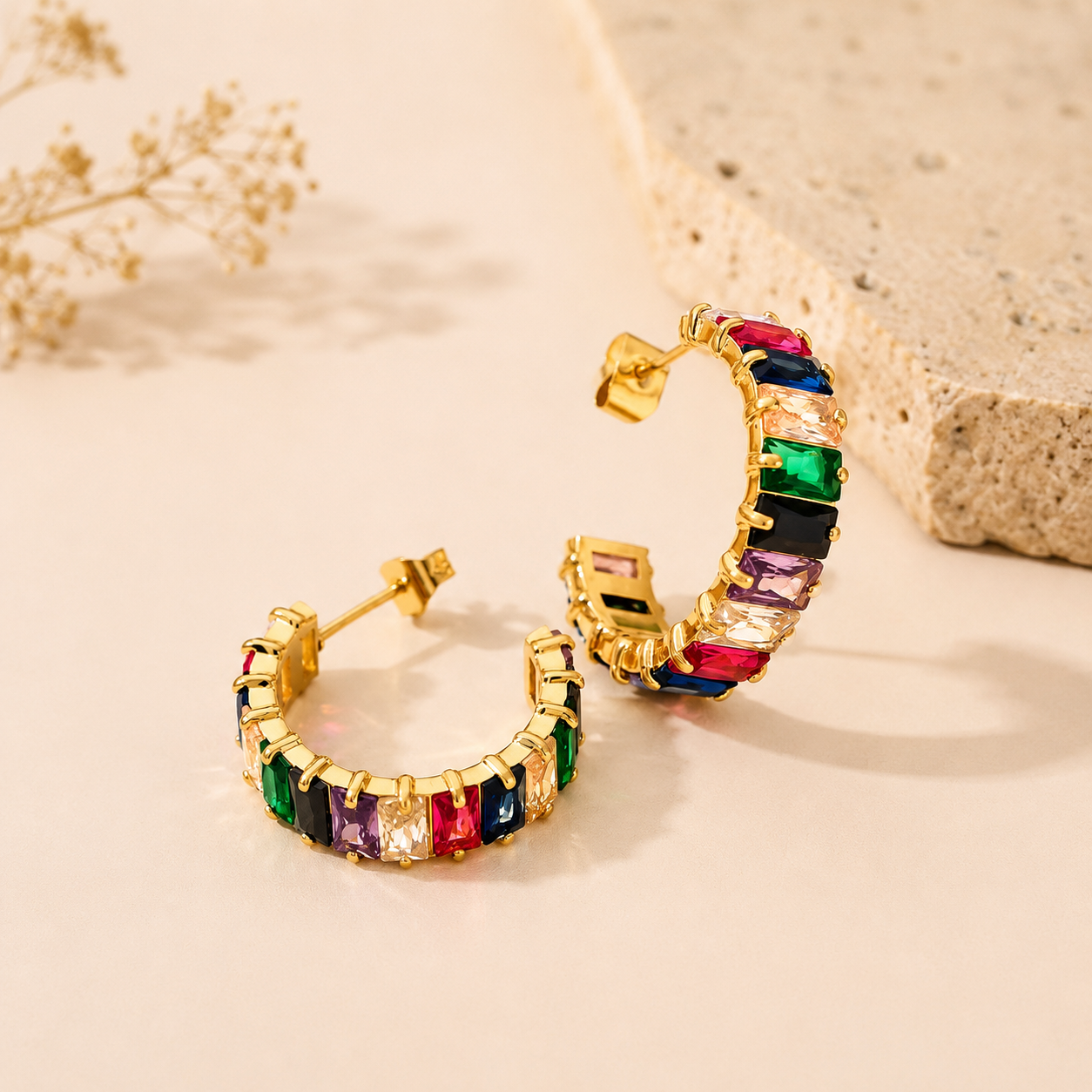 Carnivale Hoop Earrings