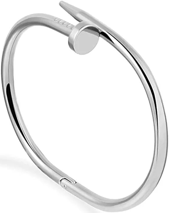 Nail Bracelet - Silver