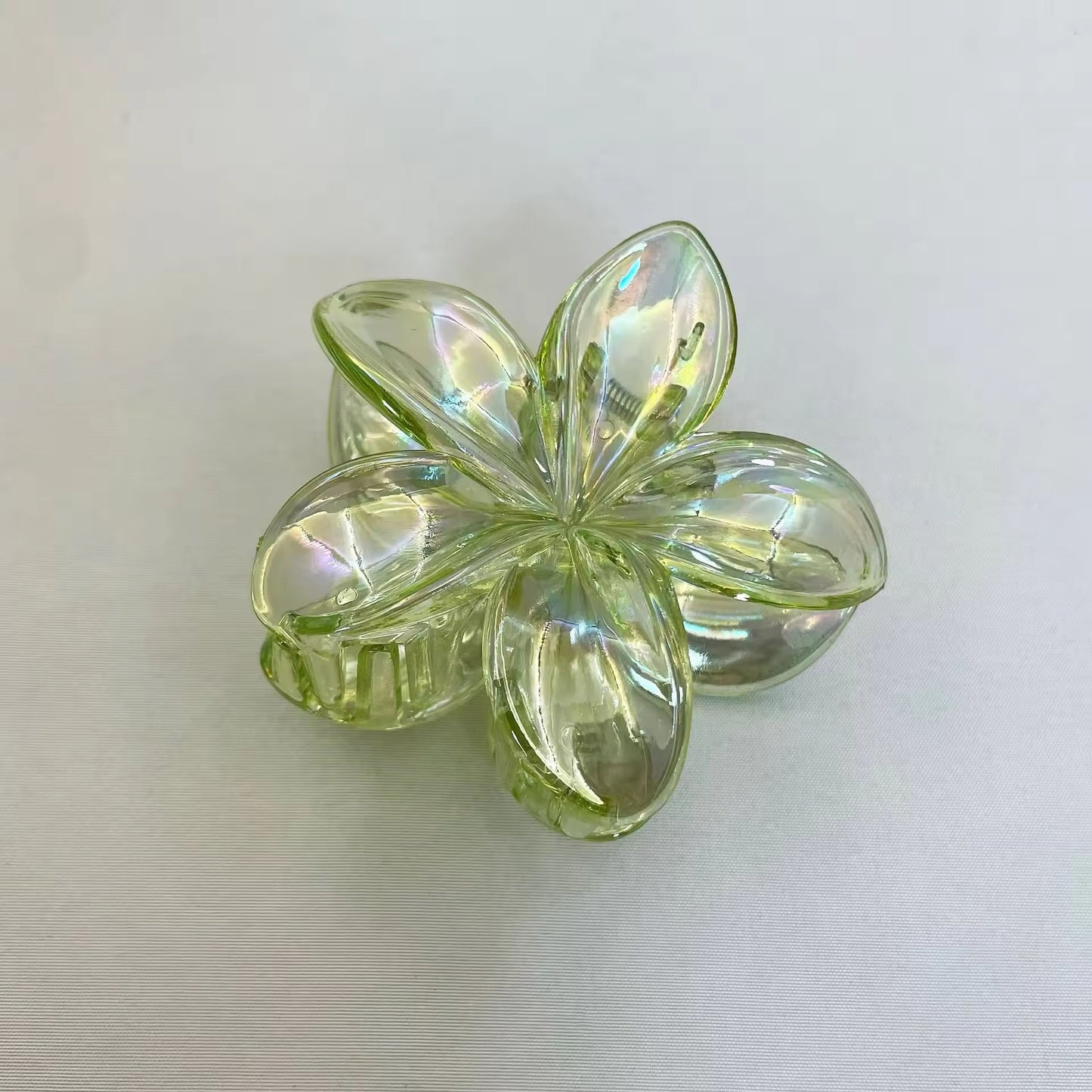 Iridescent Gradient Frangipani Clip