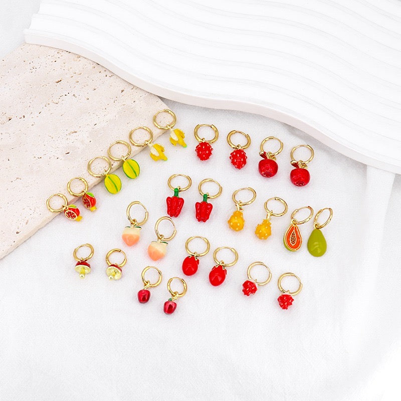 Pomegranate Earrings