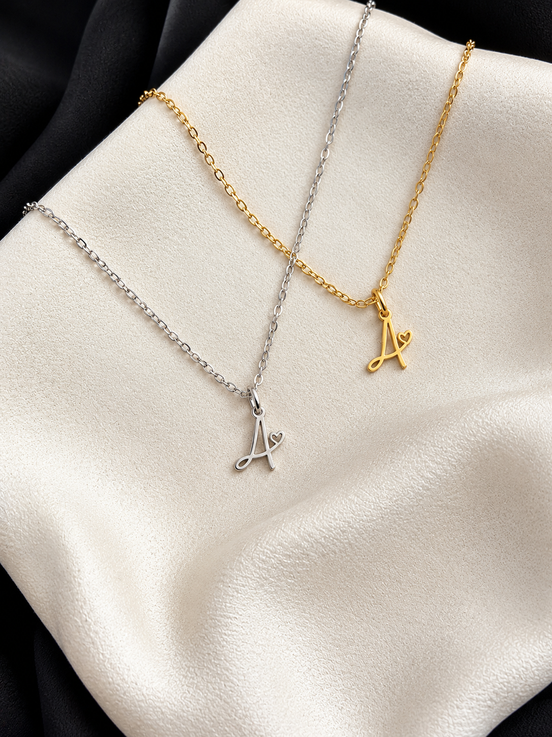 Love Letter Initial Pendant -18k Gold Plated