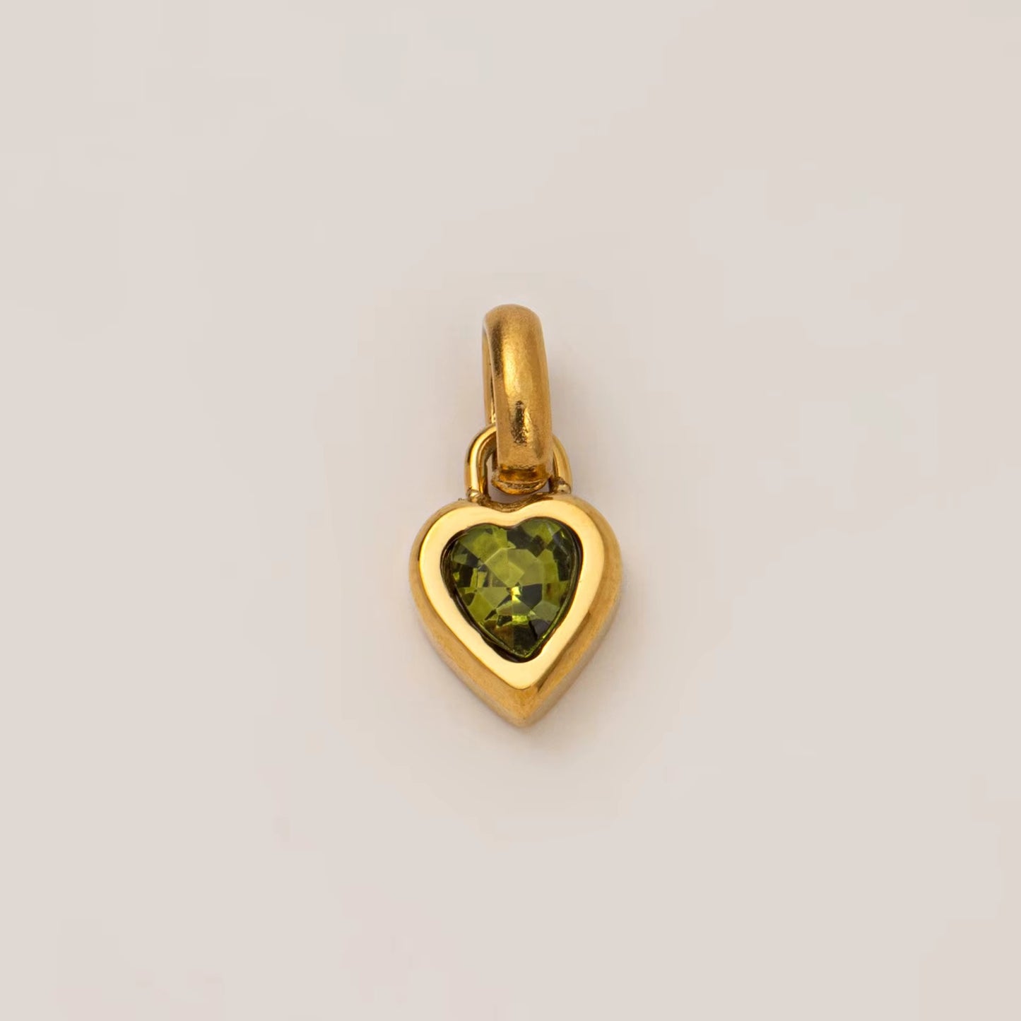Pendant - Birth Stones (Heart) - Gold