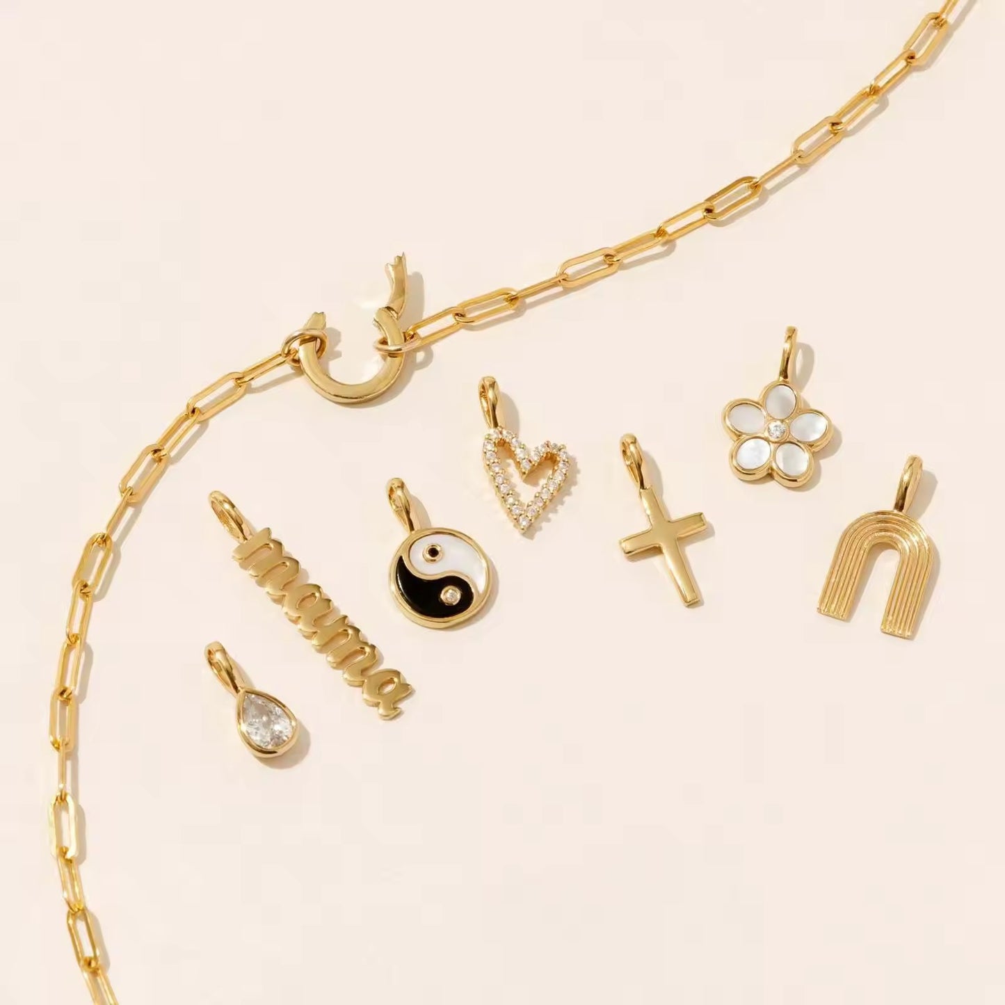 Charm - Golden Heart