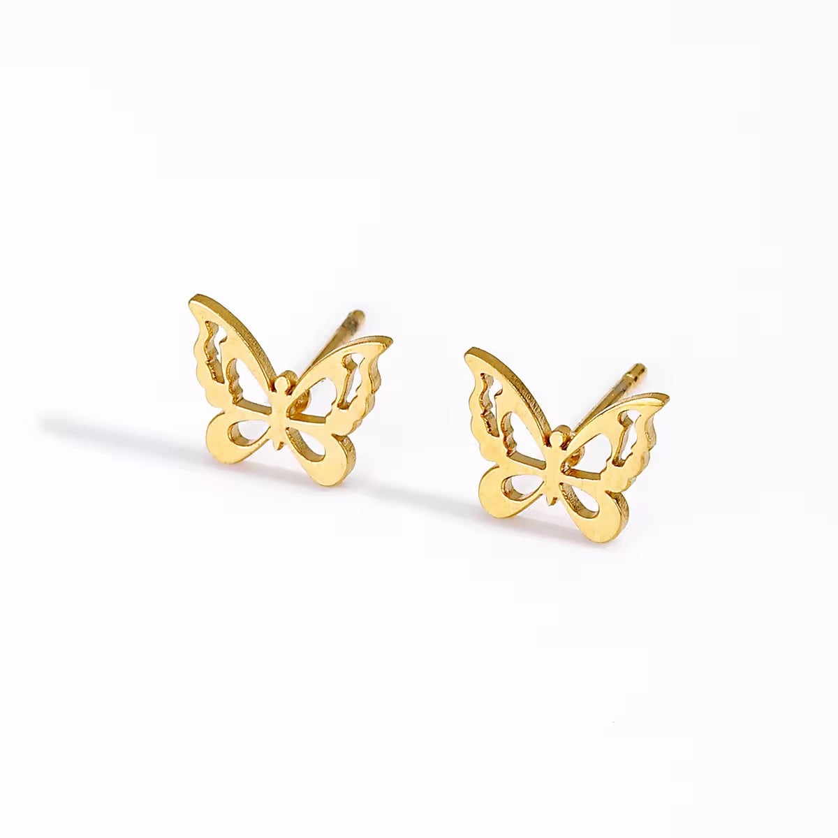 Golden Flutter Studs