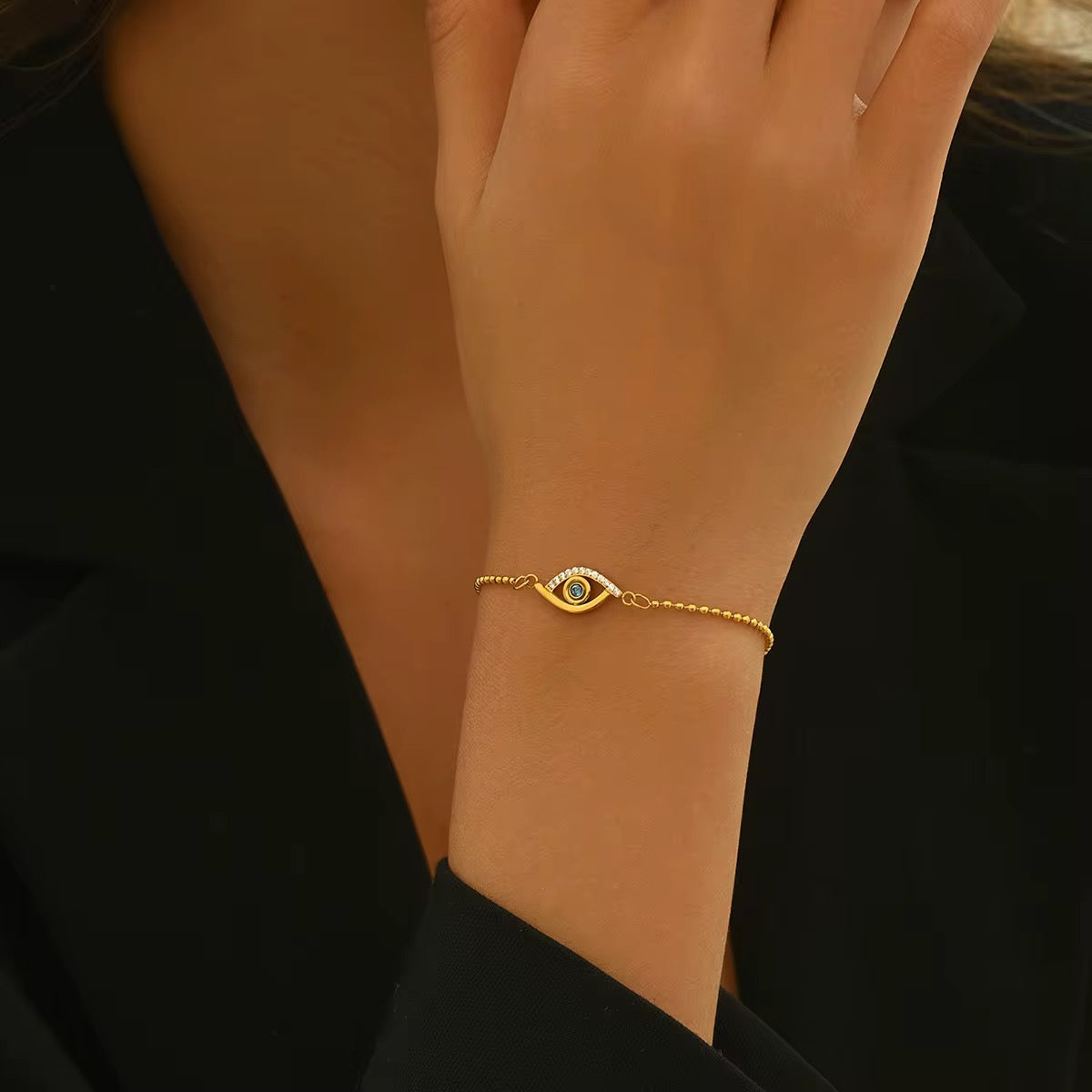 Nazar Set – Evil Eye Necklace & Bracelet