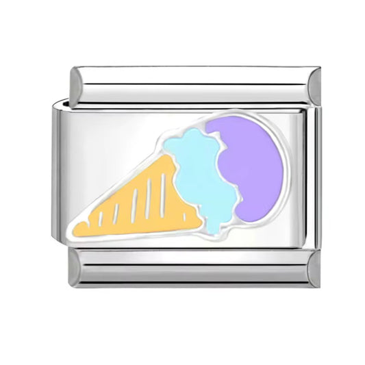 Ice Cream Stainless Steel Italian Charm