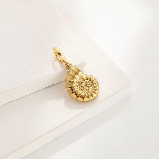 Clip On Charms - Golden Shell