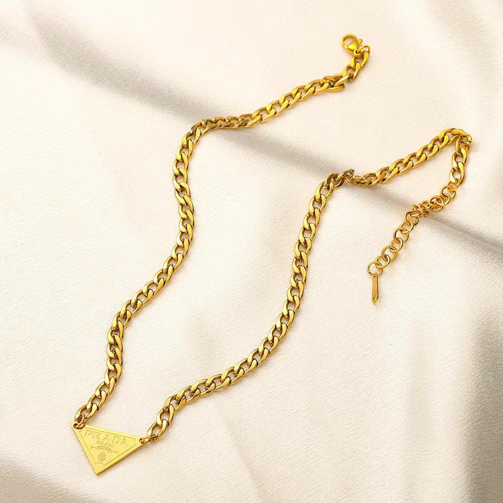 Prada Logo Necklace- Replica