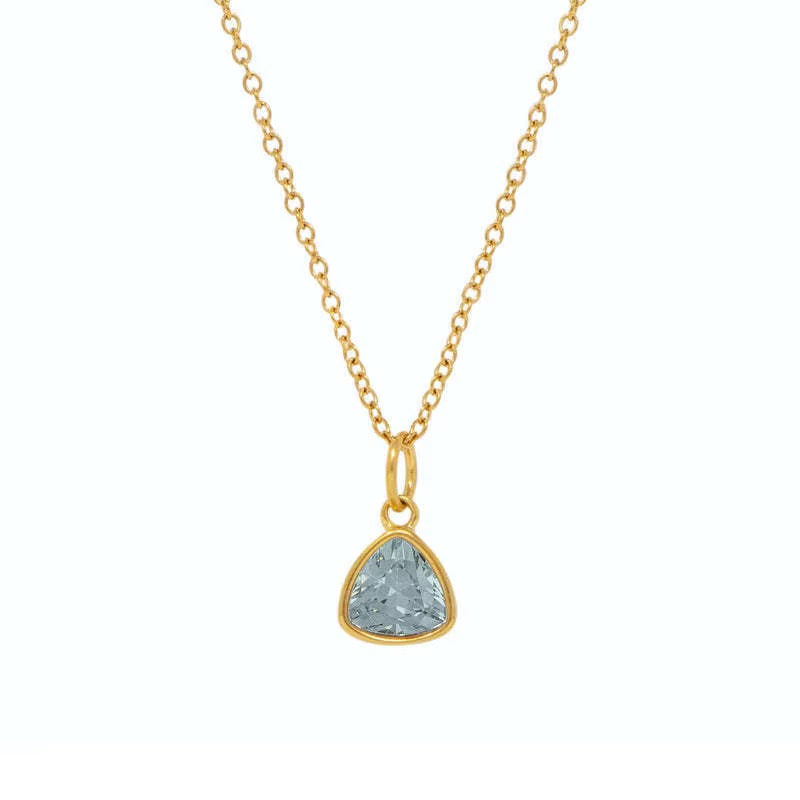 Tria Birthstone Necklace