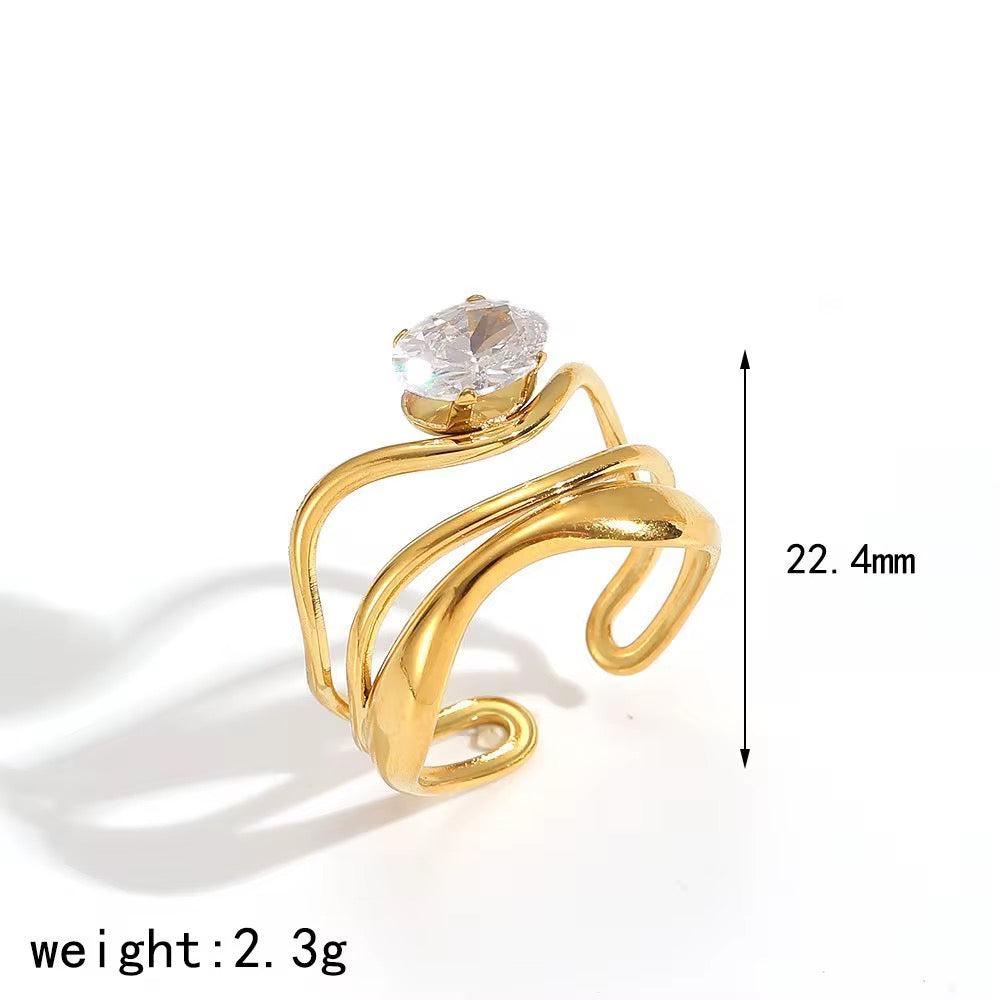 Aurora Wave Ring