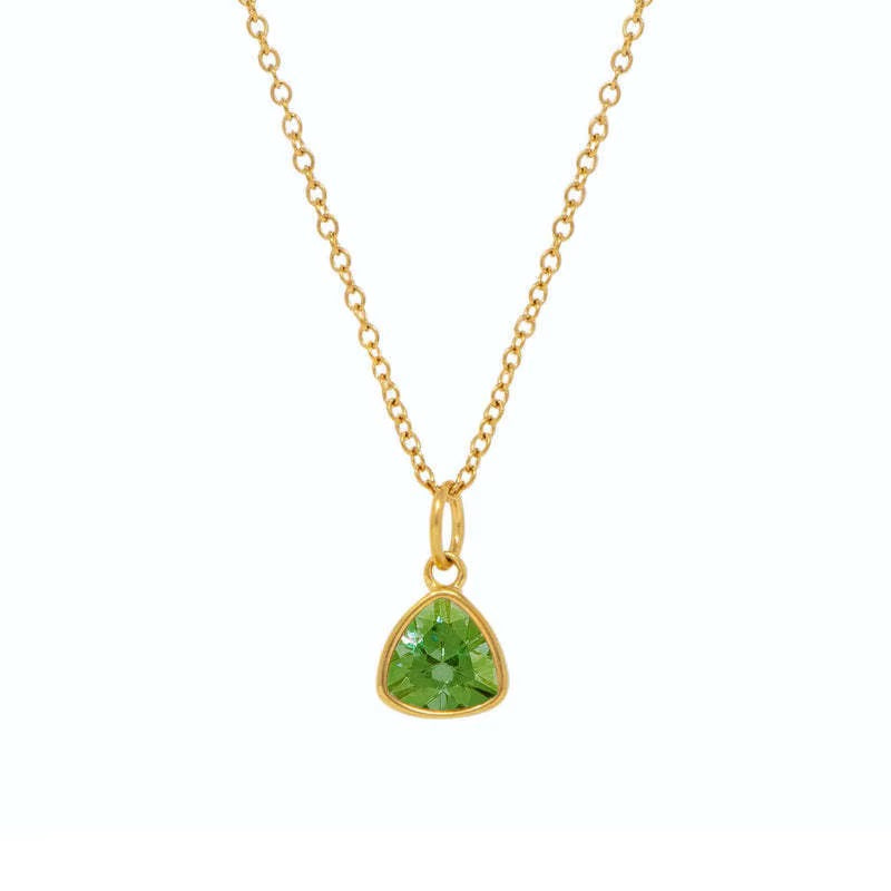 Tria Birthstone Necklace