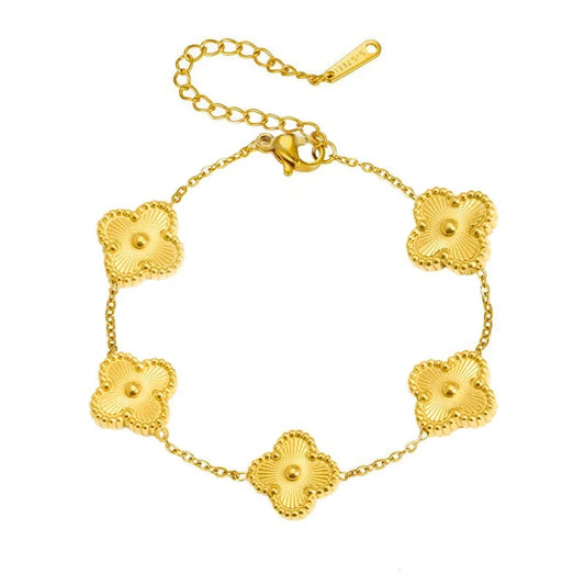 Clover Bracelet - Gold