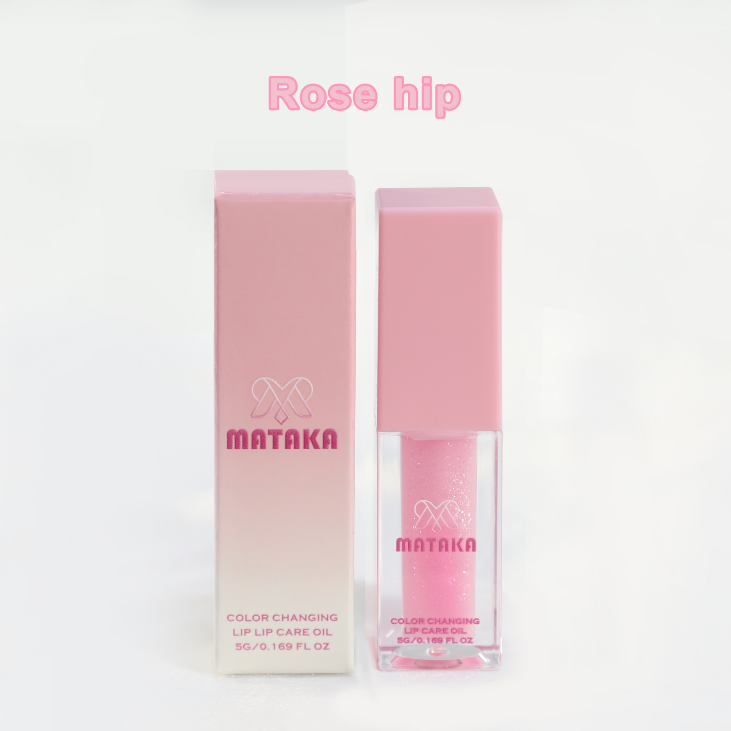 Colour changing lip oil - Rose Hip