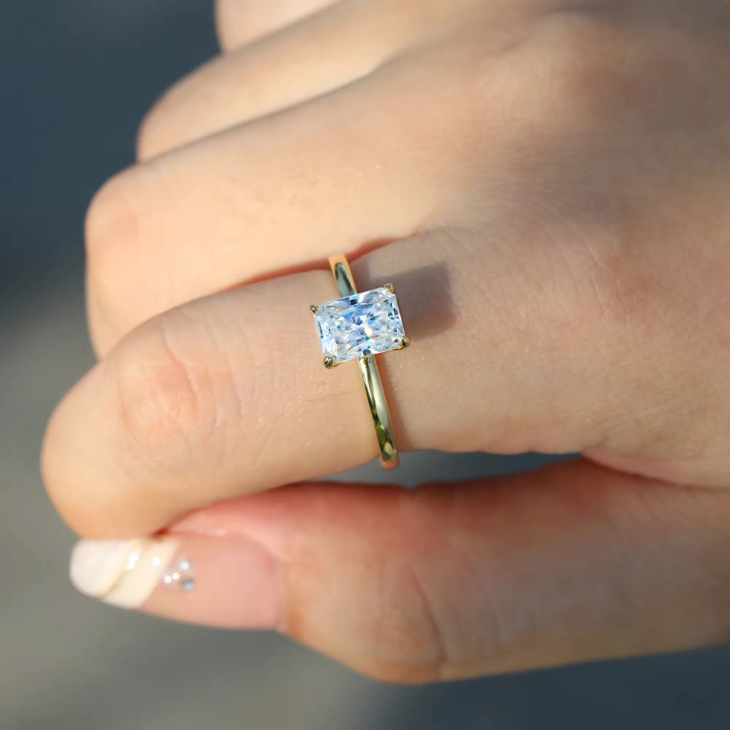 Soleil Solitaire Ring