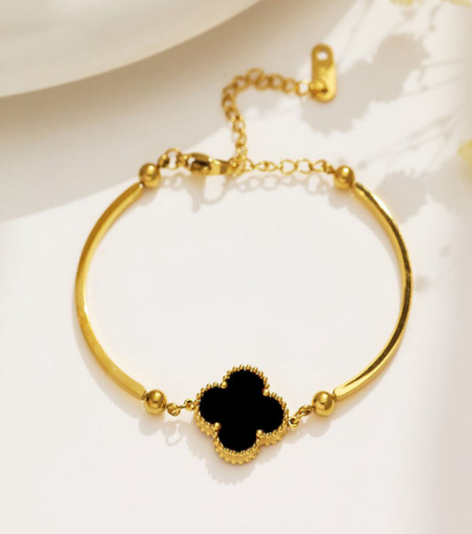 Eclat Clover Bracelet - Black